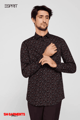 PREMIUM SHIRT WITH A FLORAL PRINT - SMgarment's