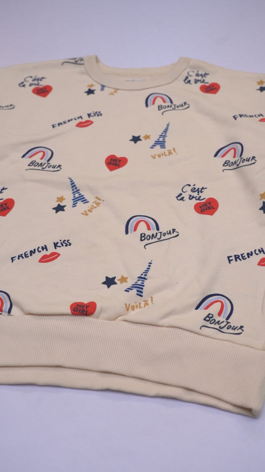 MONOPRIX TEENS Girls Printed Sweatshirt