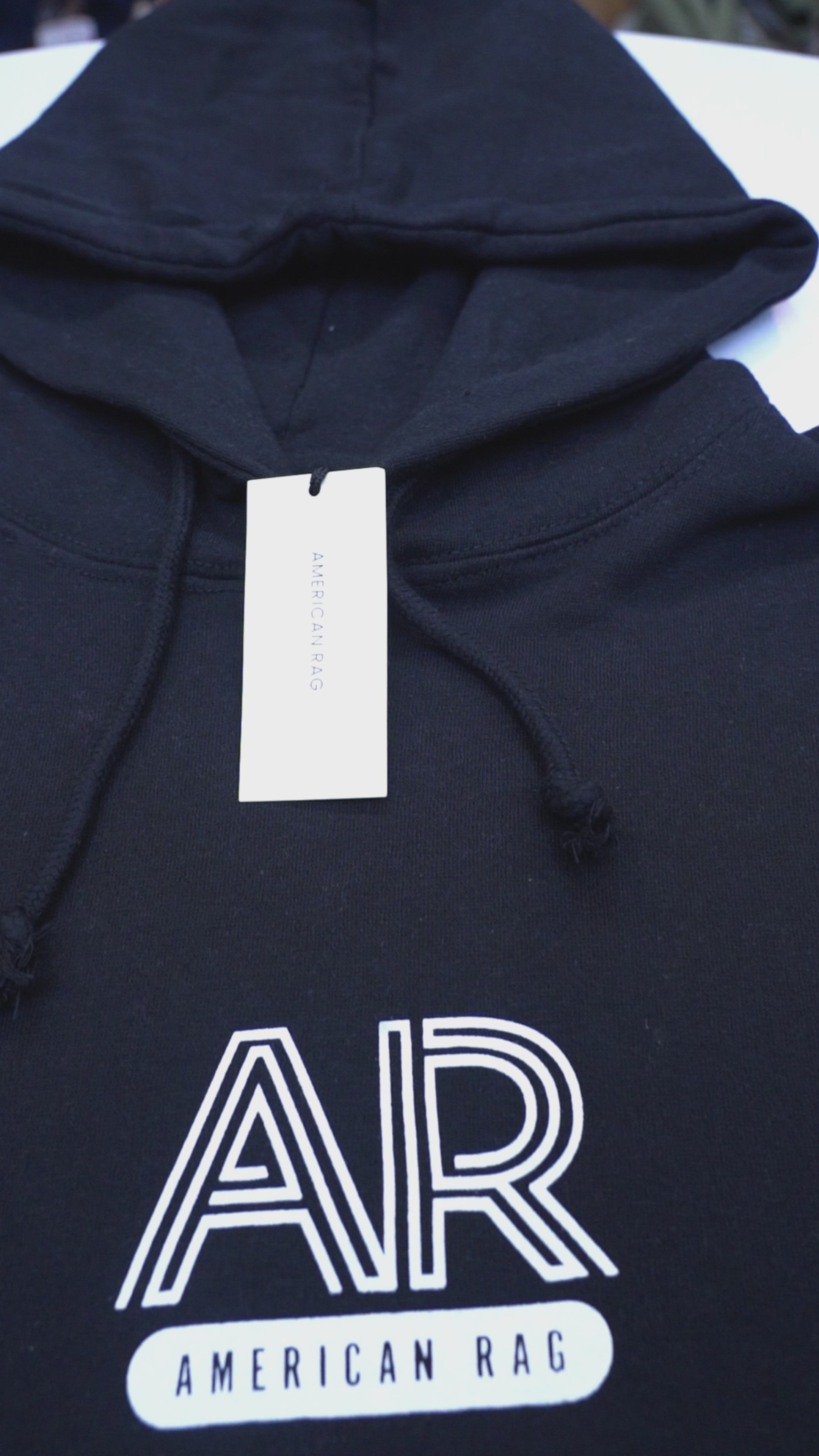 AMERICAN RAG MENS AR PRINT HOODIE