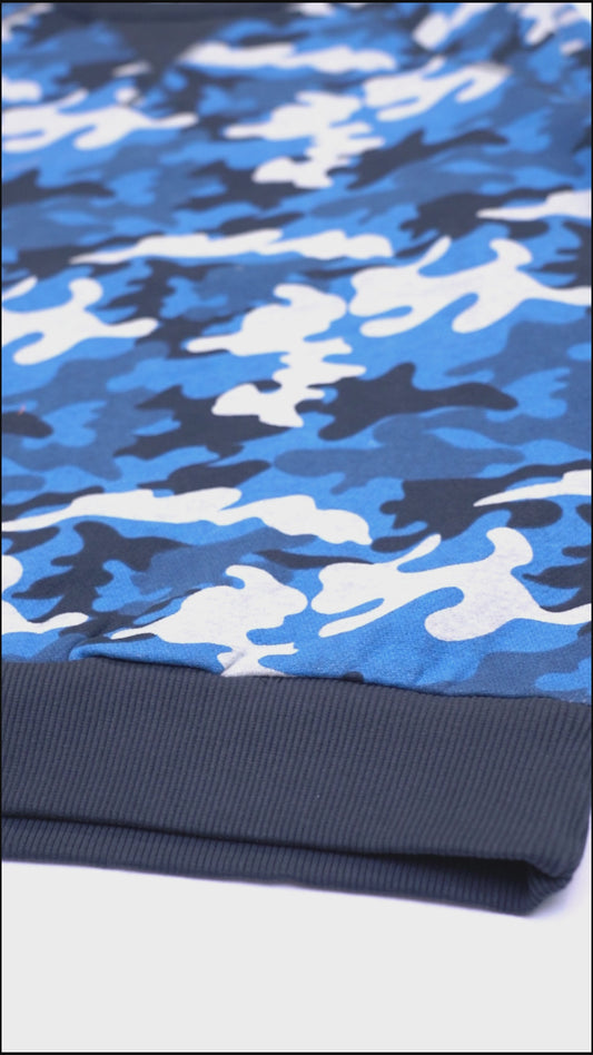 BOYS Blue Camo Sweatshirt