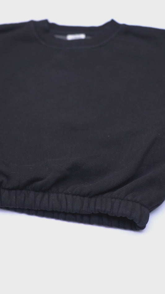 ZR Girls basic Cropped Sweatshirt