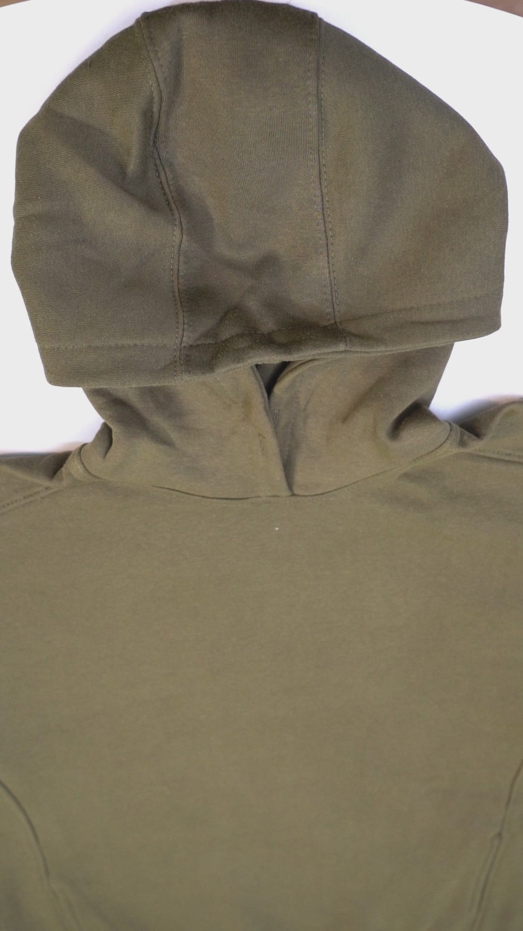 LEFTIES Mens Basic Pleated Hoodie