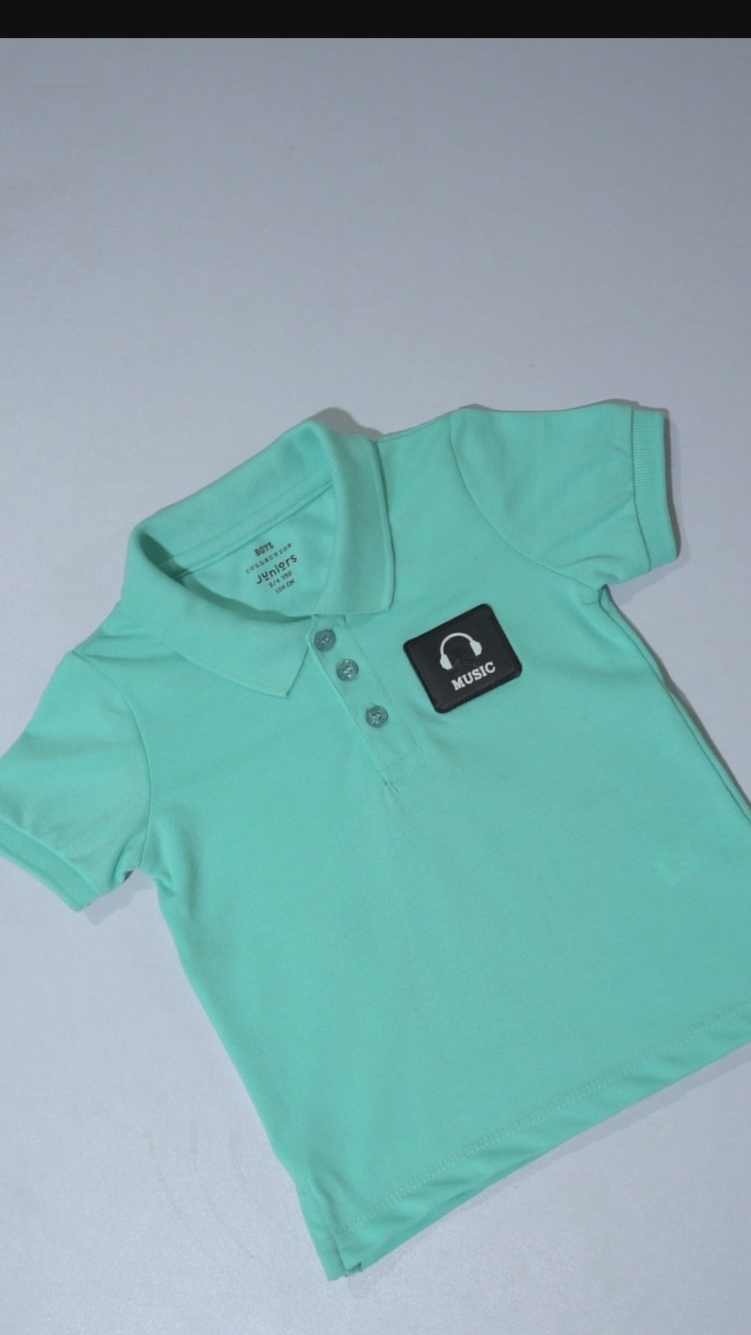 JUNIOR Boys Badge Polo Shirt