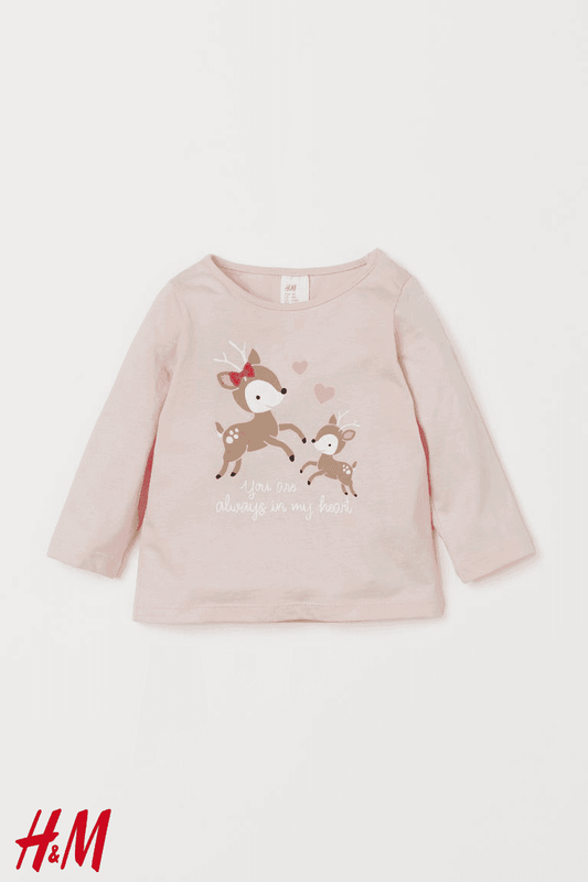 Printed Jersey Top - SMgarment's