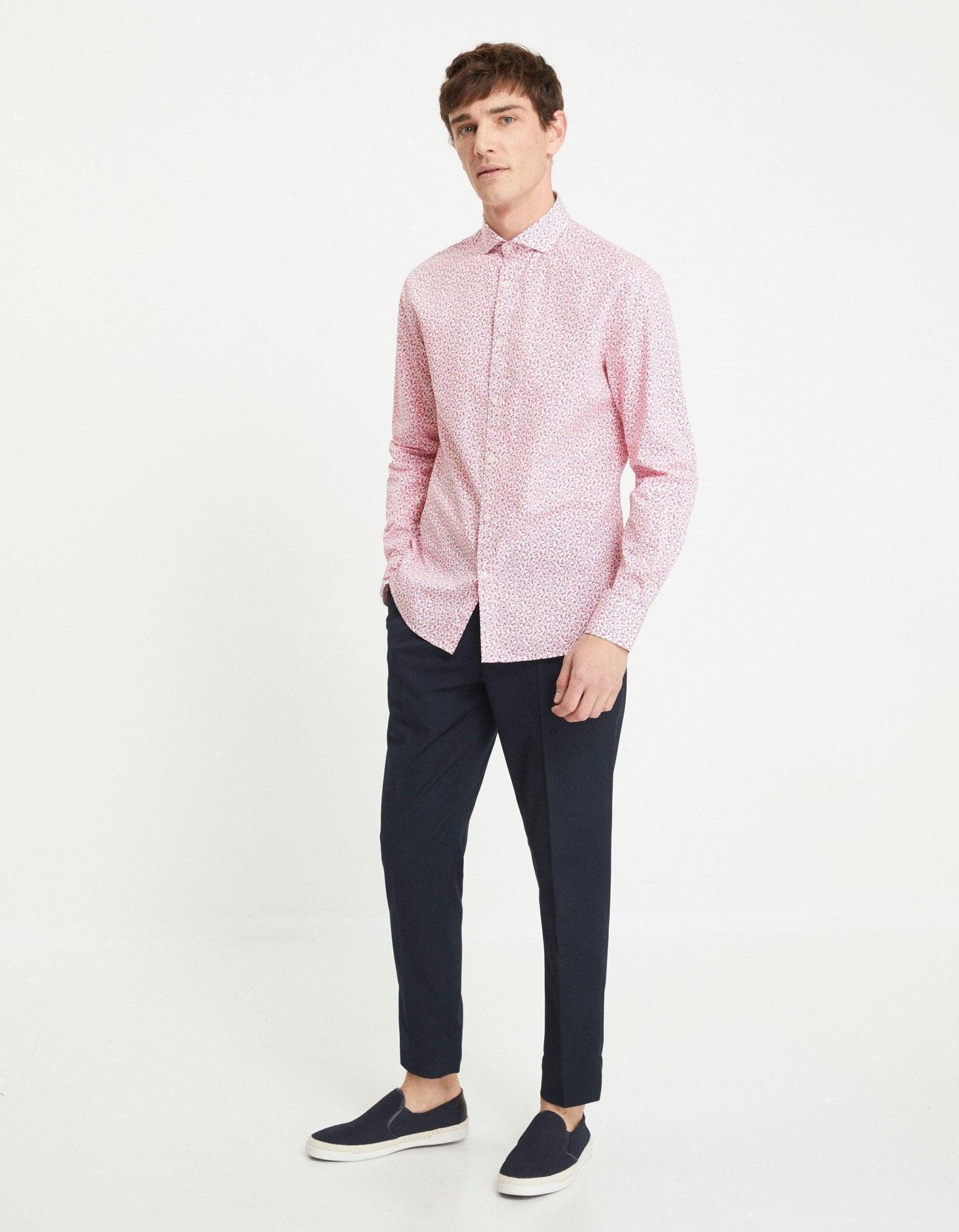 CELIO COTTON PRINTED SLIM SHIRT