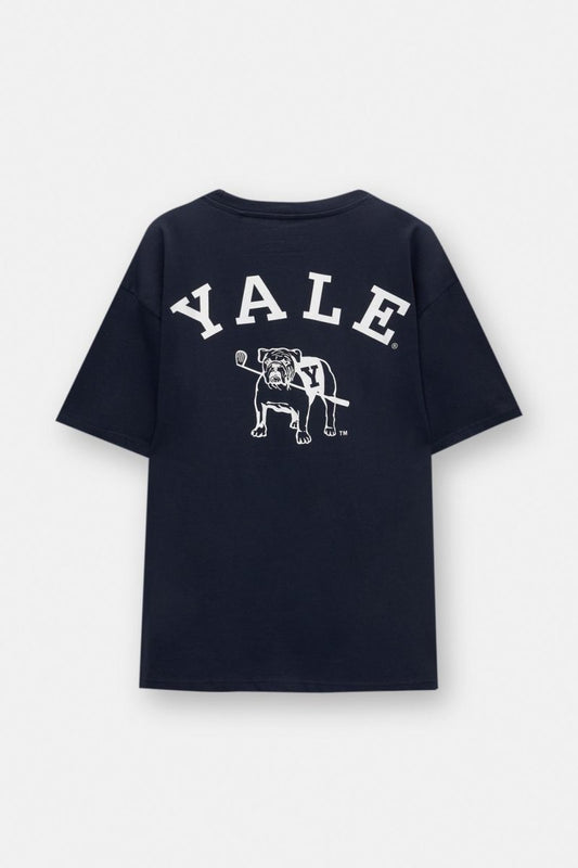 Pull & Bear Blue Yale T-shirt - Smgarment's