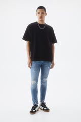 PULL & BEAR Ripped Slim Fit Jeans - SMgarment's