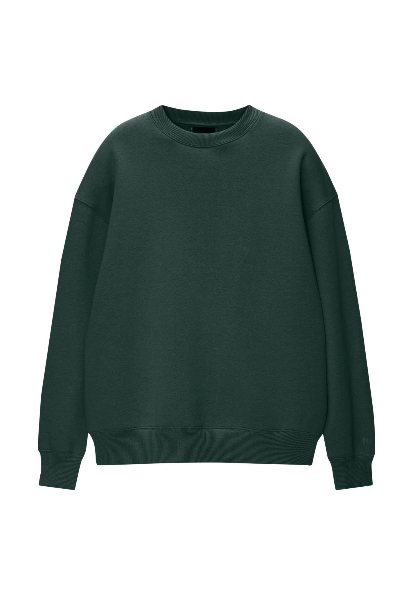 PULL & BEAR ROUND NECK - Sweatshirt - dark green - SMgarment's