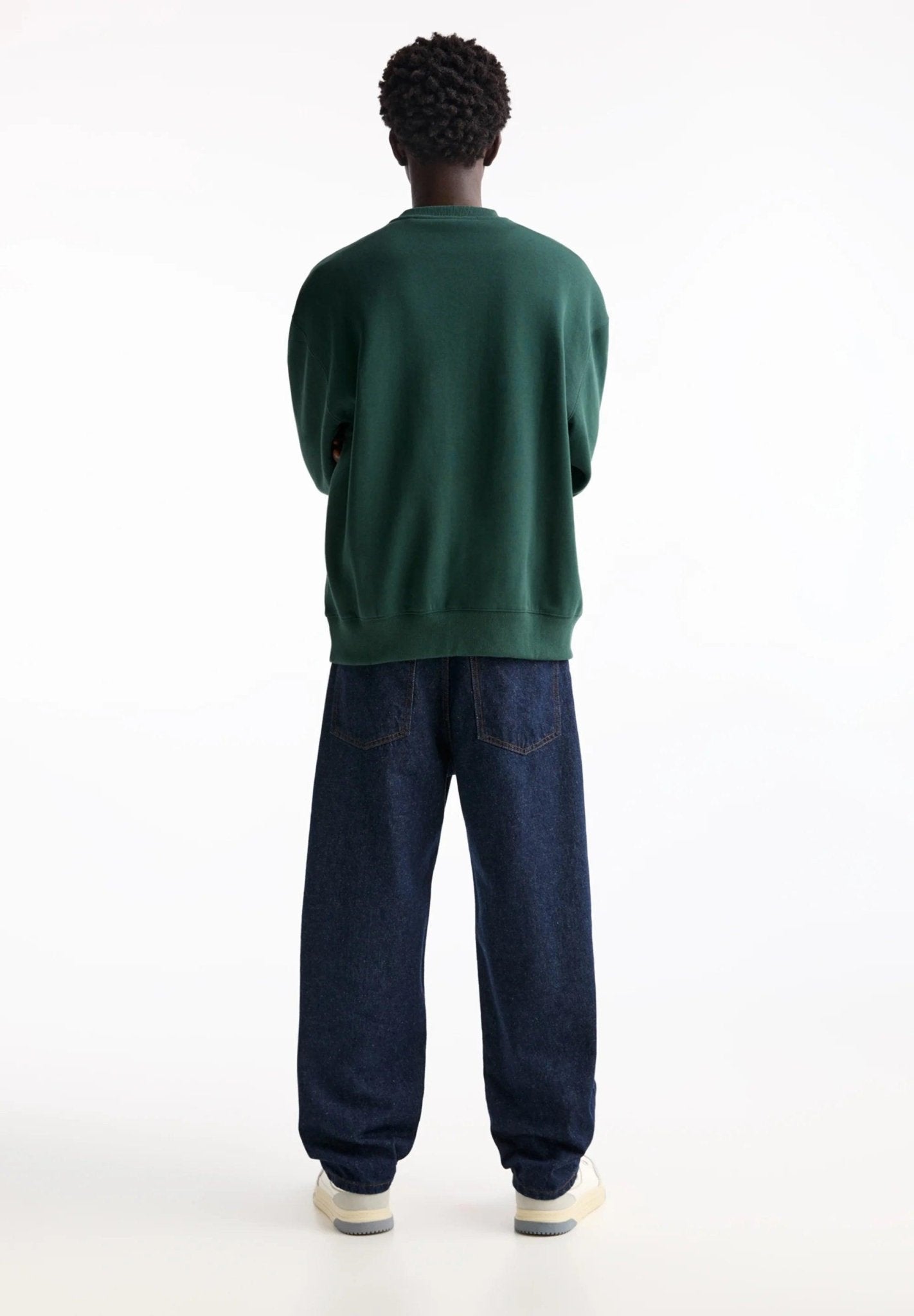 PULL & BEAR ROUND NECK - Sweatshirt - dark green - SMgarment's