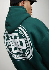 PULL&BEAR STWD Hoodie In Green - Smgarment's