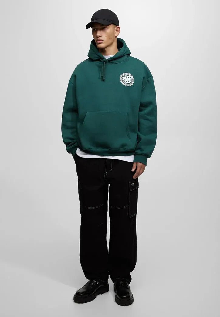 PULL&BEAR STWD Hoodie In Green - Smgarment's