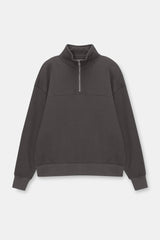 PULL&BEAR SWEATSHIRT WITH ZIP - UP COLLAR - SMgarment's
