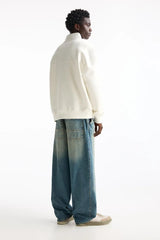 PULL&BEAR SWEATSHIRT WITH ZIP - UP COLLAR - SMgarment's