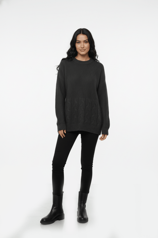 QR OAKRIDGE WOMENS CHUNKY FASHION SWEATER - Smgarment's