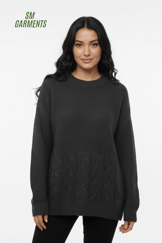 QR OAKRIDGE WOMENS CHUNKY FASHION SWEATER - Smgarment's
