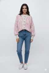 QR OAKRIDGE WOMENS PRINTED CARDIGANS - Smgarment's