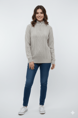 RED WOMENS FASHION SWEATER - Smgarment's