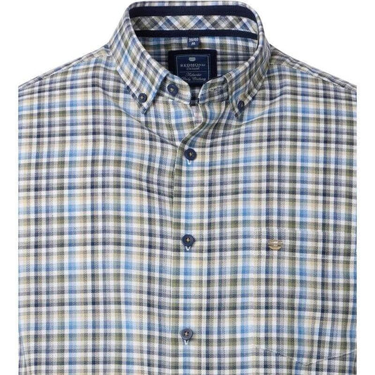 REDMOND Casual Men's Checkered Shirt - Smgarment's