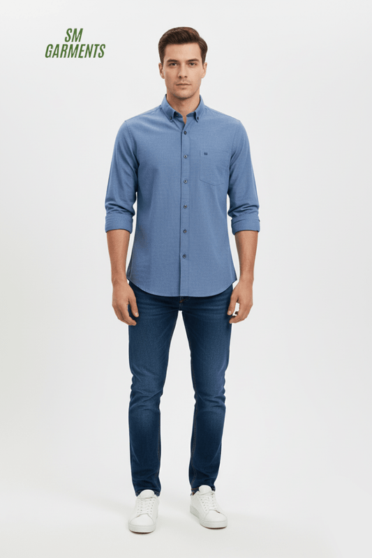 REDMOND MENS MICRO CHECKED SHIRT - Smgarment's