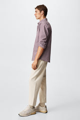 MNG Mens Slim fit shirt with gingham pattern