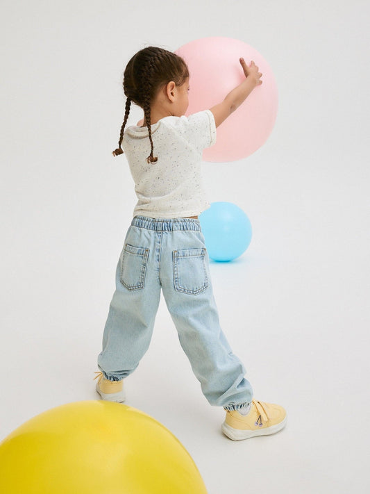 RESERVED Classic denim parachute trousers - SMgarment's