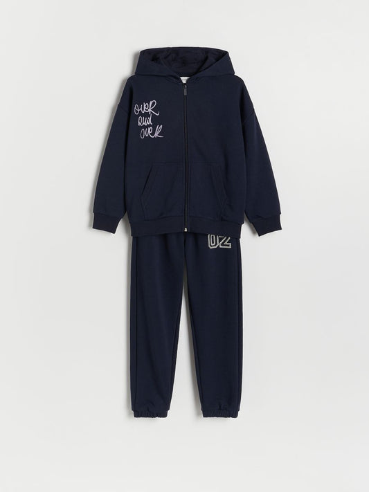 RESERVED Hoodie and trousers set made of cotton jersey. - Smgarment's
