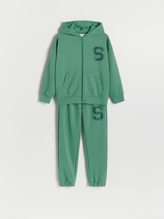 RESERVED Hoodie and trousers set made of cotton jersey. - Smgarment's