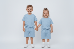 RESERVED Kids Elephant Emblem Tee & Shorts Loungewear Set - Smgarment's