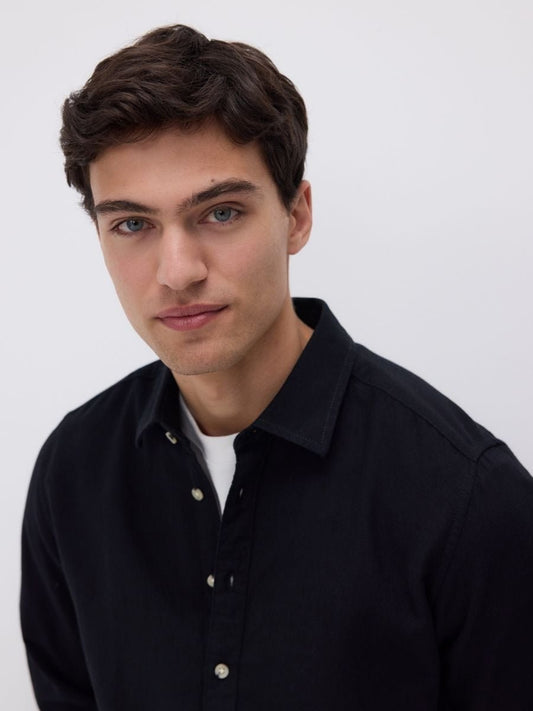 RESERVED Regular Fit Cotton Shirt - Smgarment's