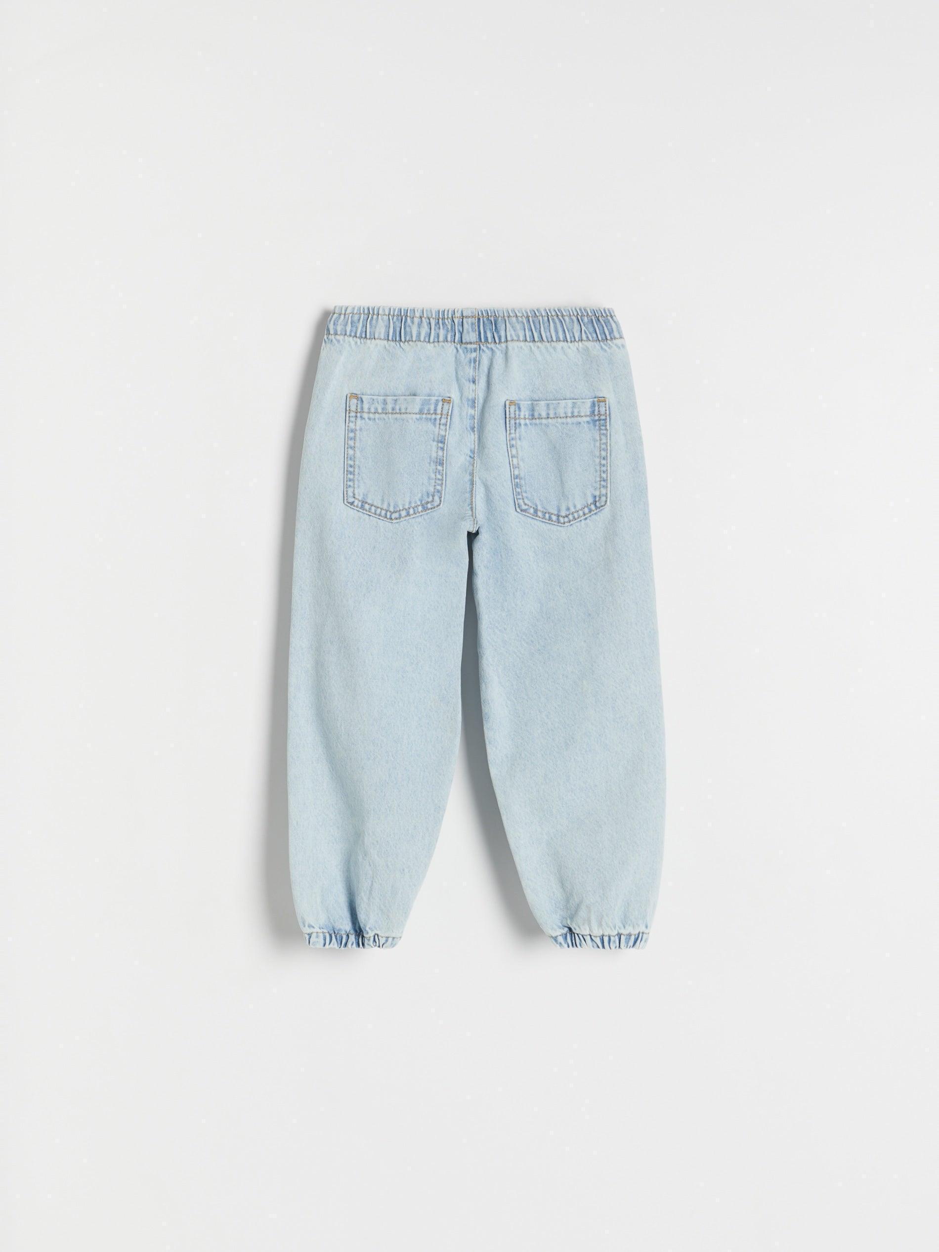 RESERVED Classic denim parachute trousers