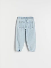 RESERVED Classic denim parachute trousers