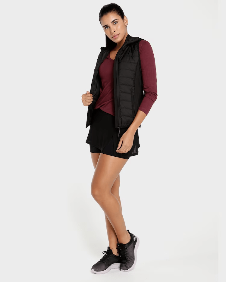 RIACHUELO Long Sleeve Burgundy Flame Blouse - Smgarment's