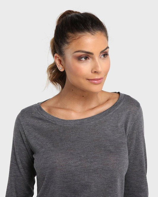 Riachuelo Sport Knit Blouse - Grey Blend - SMgarment's