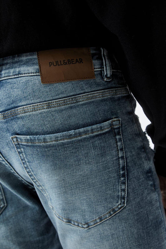 PULL&BEAR Ripped Super Skinny Jeans