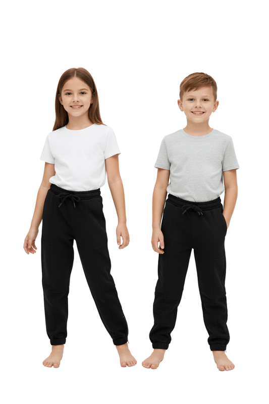 ROAD WEAR KIDS BASIC BLACK TROUSER - Smgarment's