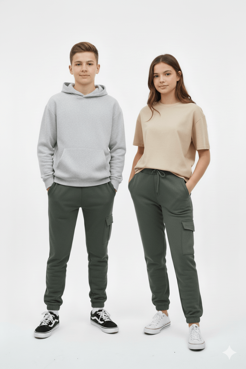 ROAD WEAR KIDS BASIC GREEN CARGO - Smgarment's