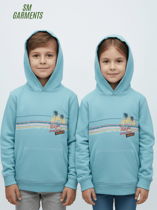 ROAD WEAR KIDS PRINTED HOODIE - Smgarment's
