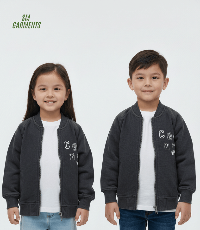 ROAD WEAR KIDS ZIPPER JACKET - Smgarment's