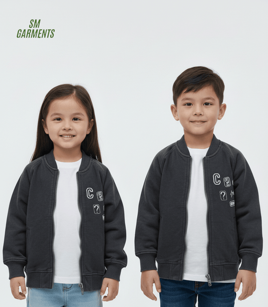 ROAD WEAR KIDS ZIPPER JACKET - Smgarment's