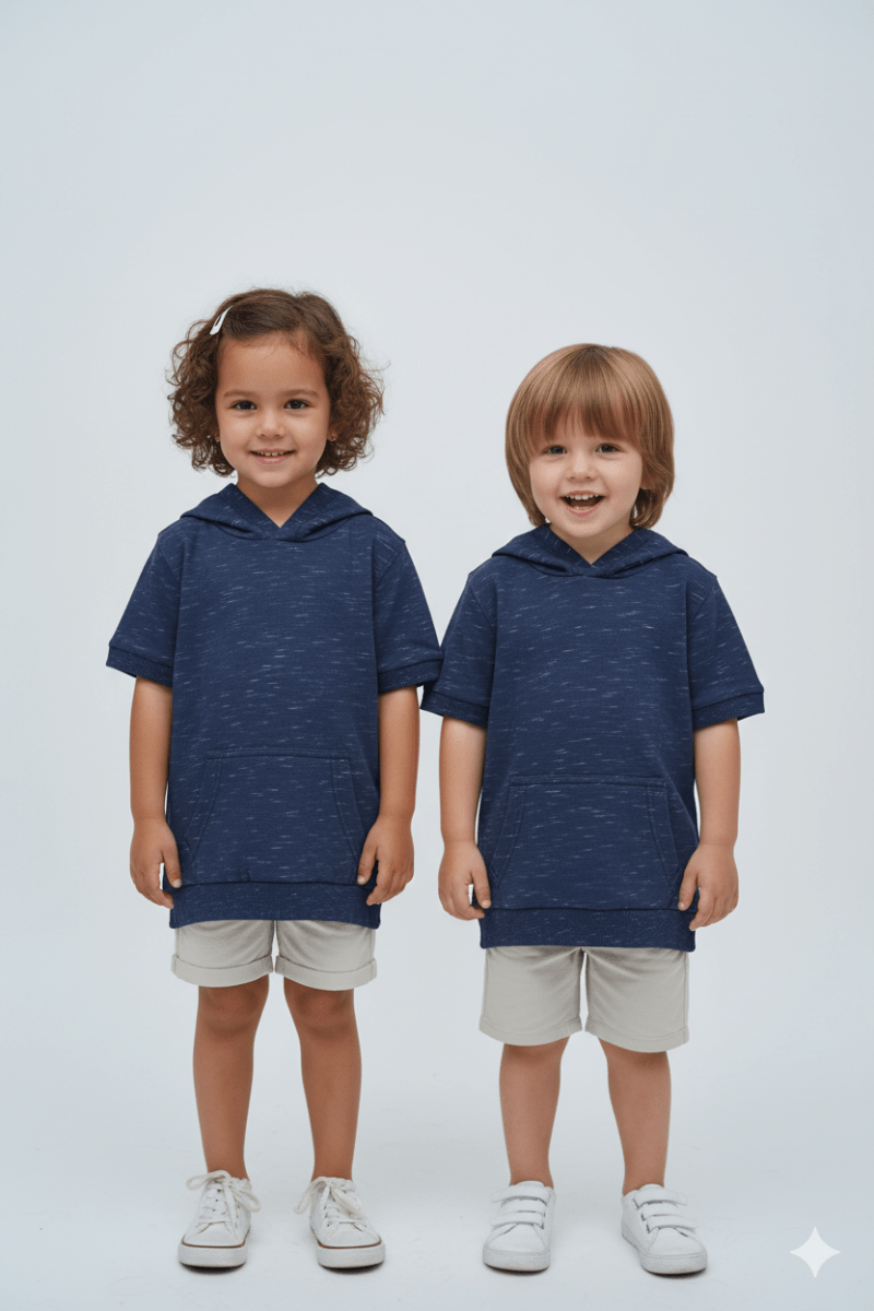 ROADWEAR KIDS BASIC TEXTURED HOODIE - Smgarment's