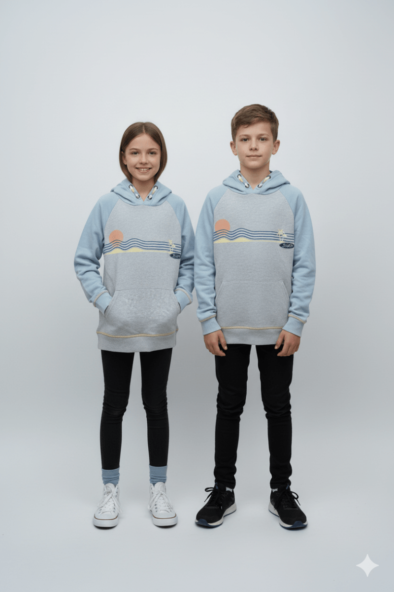 ROADWEAR KIDS BEACH PRINTED HOODIE - Smgarment's