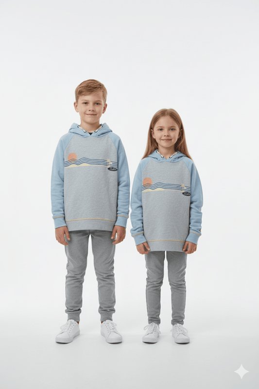 ROADWEAR KIDS BEACH PRINTED HOODIE - Smgarment's