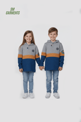 ROADWEAR KIDS COLOR PANEL HOODIE - Smgarment's