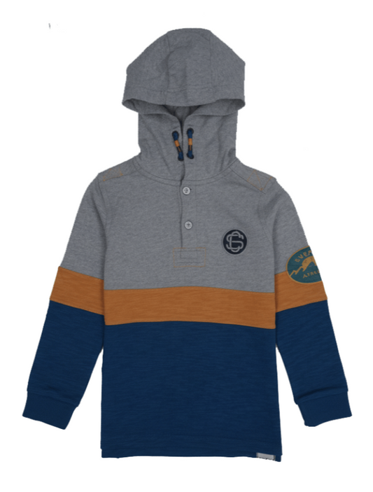 ROADWEAR KIDS COLOR PANEL HOODIE - Smgarment's