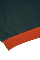 ROADWEAR KIDS PLAIN GREEN HOODIE WITH CONTRAST BOTTOM - Smgarment's