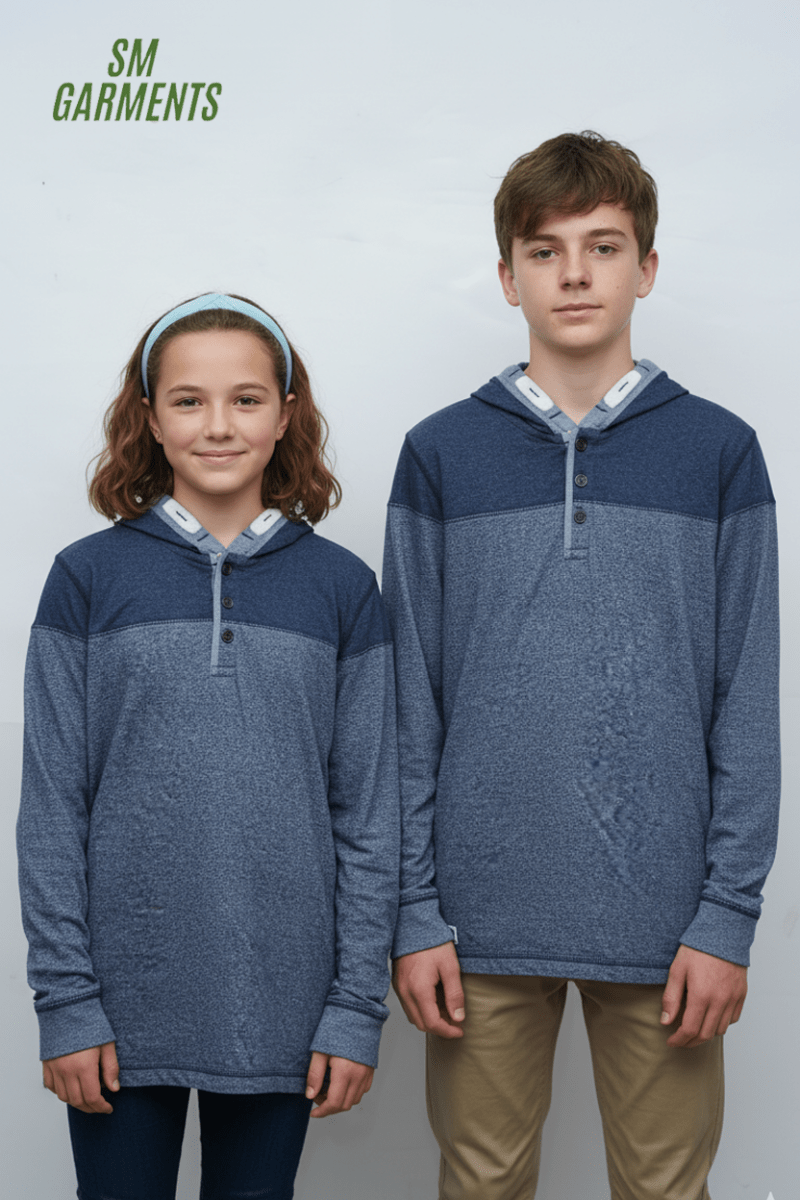 ROADWEAR KIDS TWO TONE COLOR HOODIE - Smgarment's