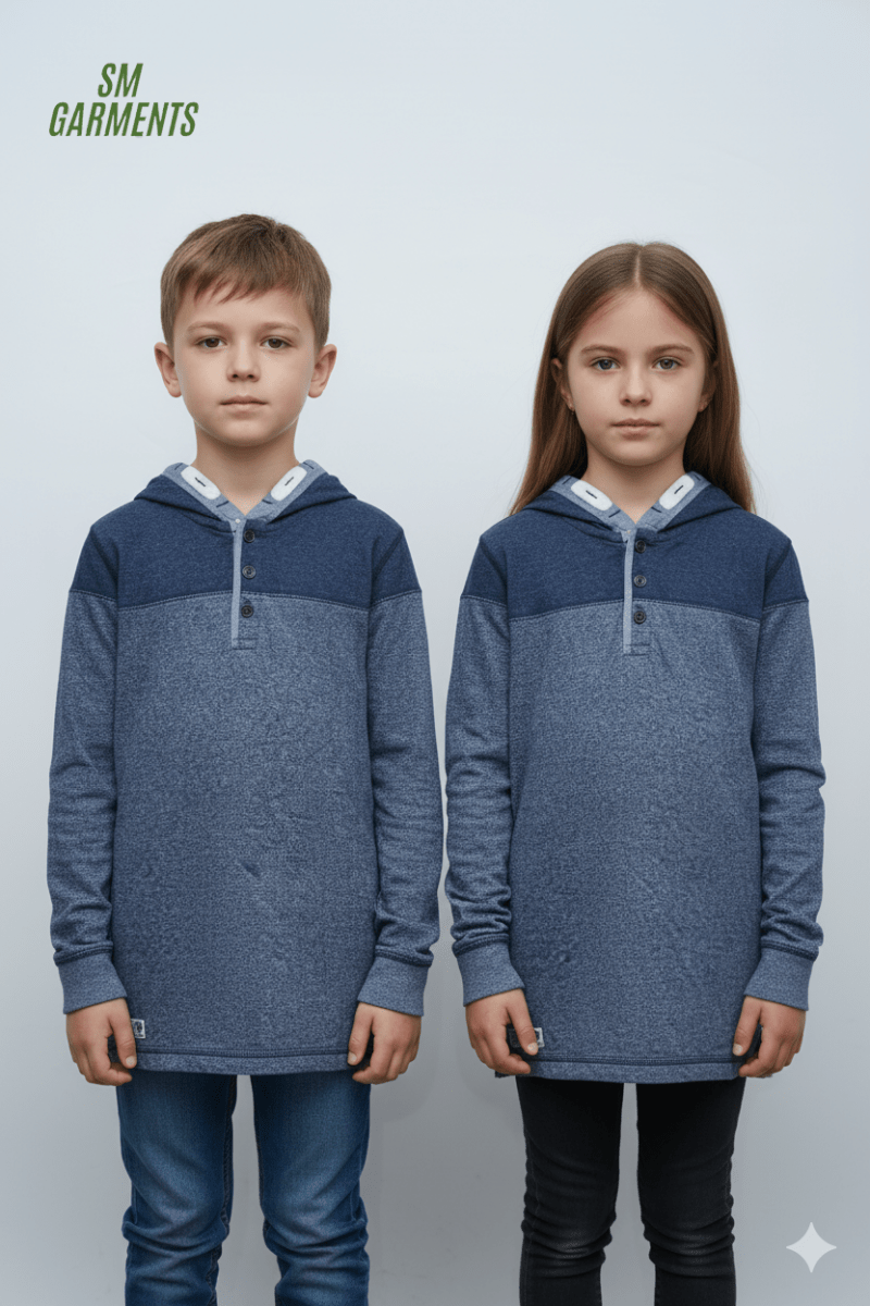 ROADWEAR KIDS TWO TONE COLOR HOODIE - Smgarment's