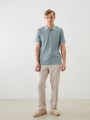 SOUTHBLUE Men's Short Sleeve Polo Neck T-Shirt