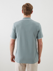 SOUTHBLUE Men's Short Sleeve Polo Neck T-Shirt