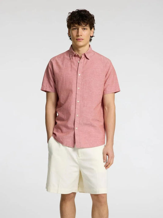 SELECTED HOMME CLASSIC SHORT SLEEVED SHIRT - Smgarment's
